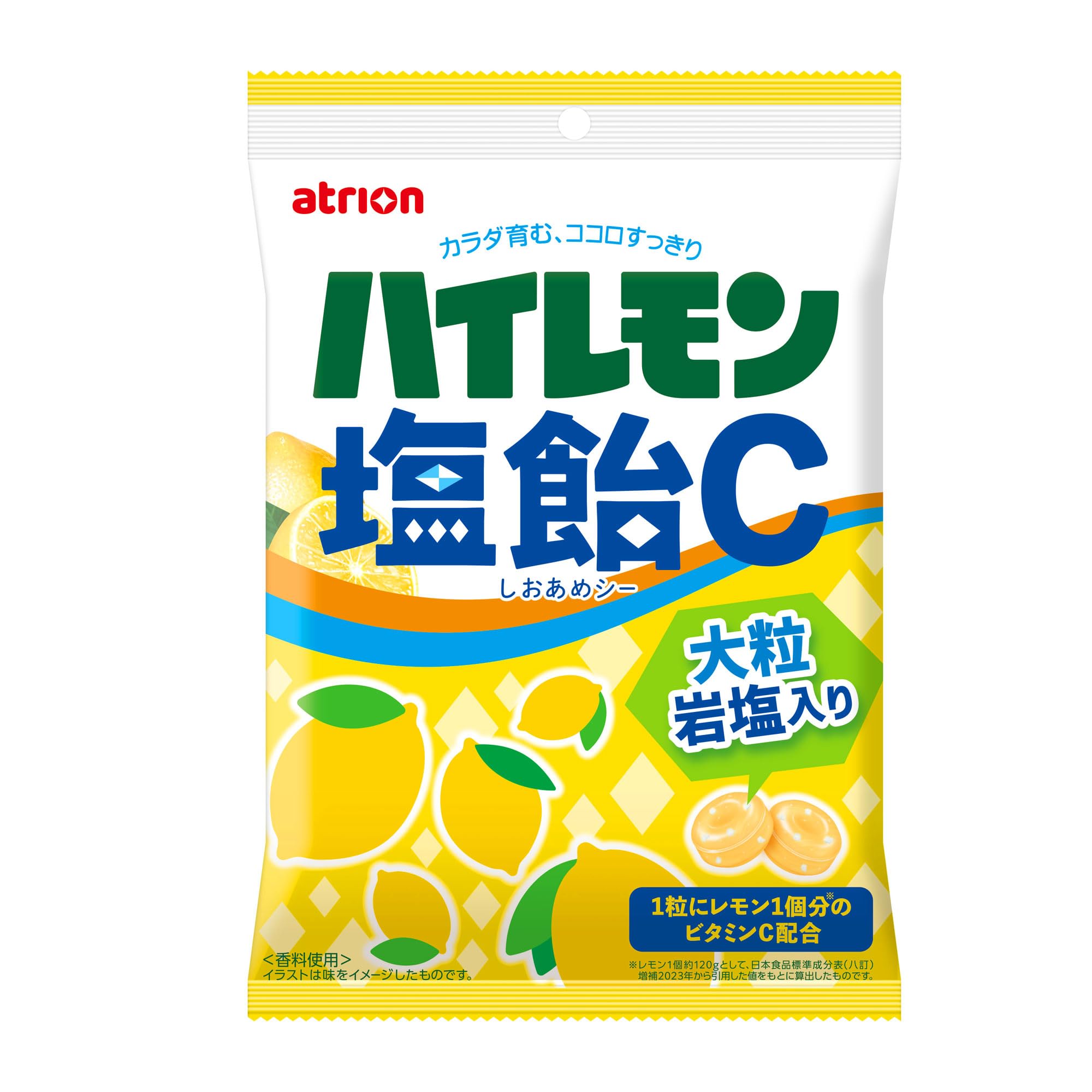 Amazon.co.jp: アトリオン製菓 ハイレモン塩飴C 84g×6袋 : 食品・飲料